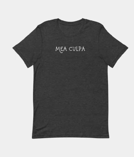 Mea Culpa Dark Academia Latin T-Shirt