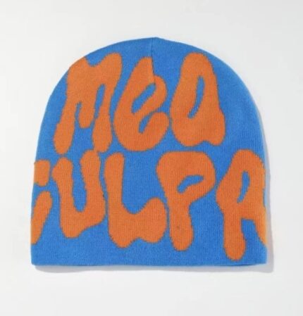 Mea Culpa Fun Day Beanie Blue And Orange