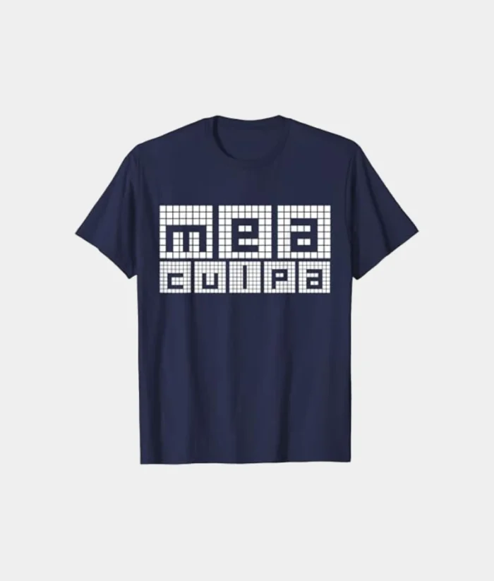Mea Culpa Logo T Shirt Royal Blue