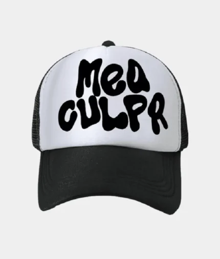 Mea Culpa Trucker Hat Black