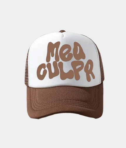 Mea Culpa Trucker Hat Brown